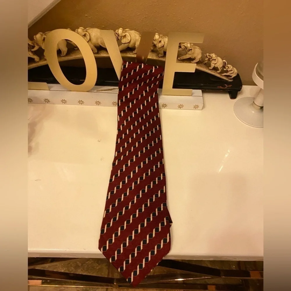 NEO BILL BLASS SILK MENS TIE - Picture 1 of 5